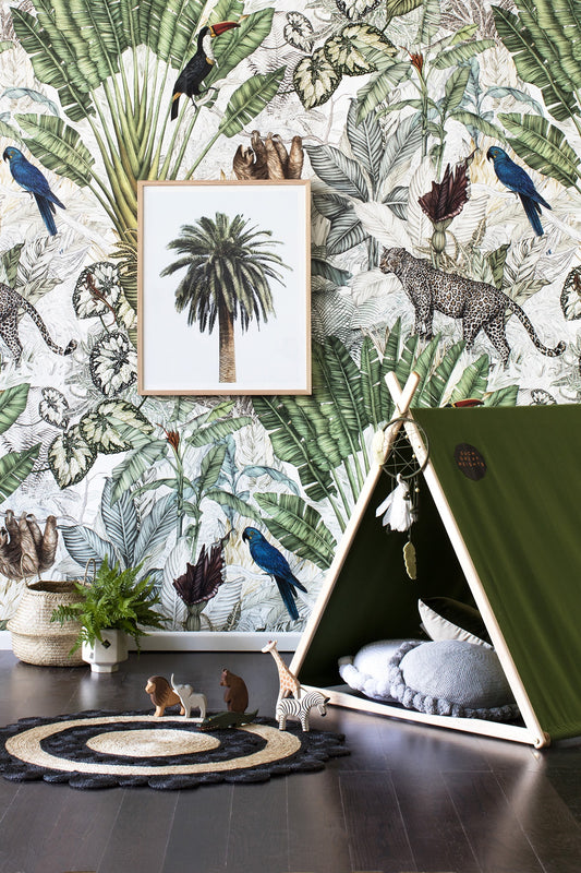 Nursery Wallpaper - Jungle by Jimmy Cricket
