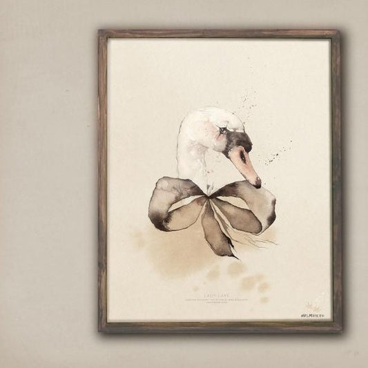 Vægkunst - Dame Sø