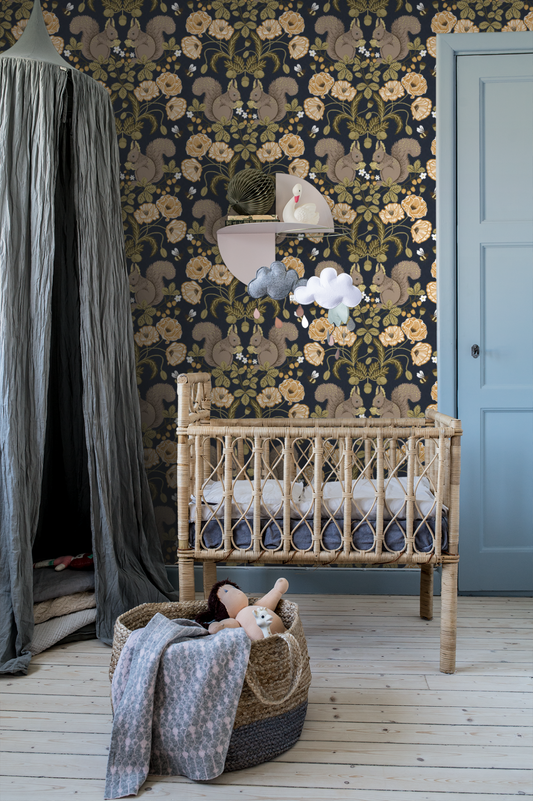 Kwekerij Behang - Kurre - gele bloemen