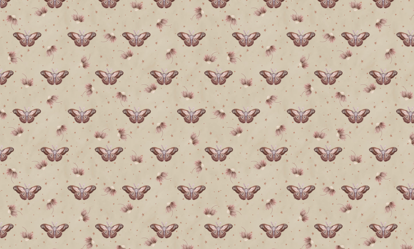 Nursery Wallpaper - Ophelia’s Dream - Dusty Beige