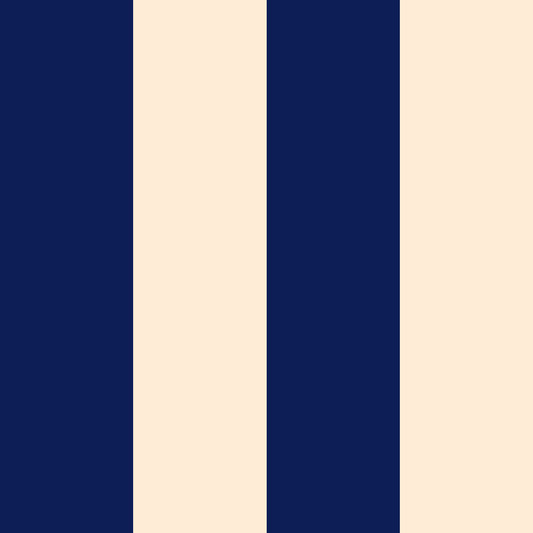Behang Strepen - Ryde - Blauw & Beige