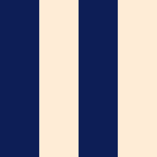 Tapetenstreifen - Ryde - Blau & Beige