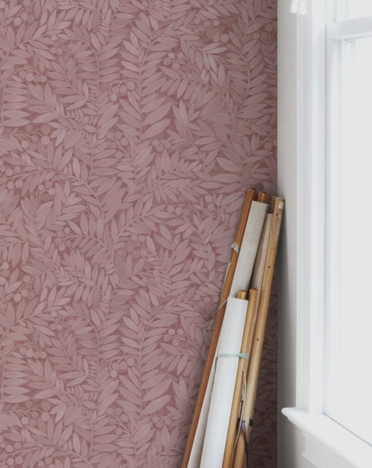 Peel & Stick Wallpaper - Eve - Rose