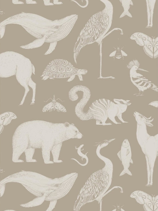 Kwekerij Behang - Dieren Zand van Ferm Living